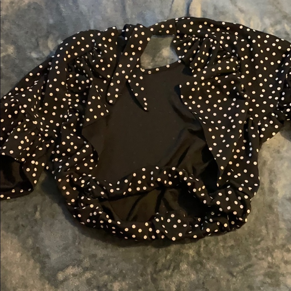Cropped open-back top - Picture 3 of 3